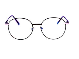 I-Witness Knight Horse Round Shape Metal Eyeglasses