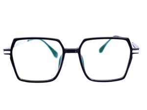 Knight Horse Unisex Black Silver Spectacle Frames